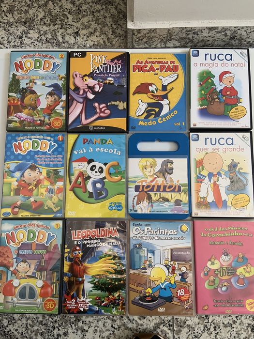 DVDs de filmes infantis