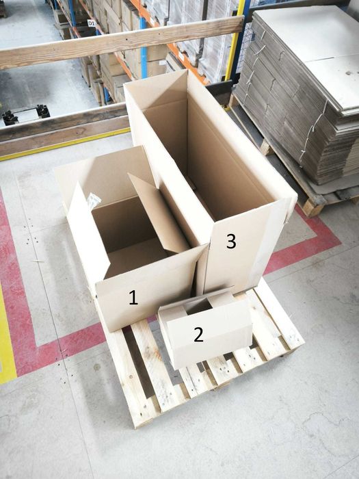 Nowe pudła, kartony