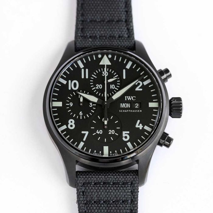 Годинник автоматичний IWC Pilot Top Gun Ceramic Чорний