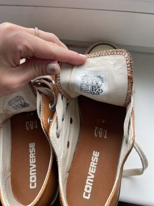 Кеди convers шкіряні 36 дівчачі
