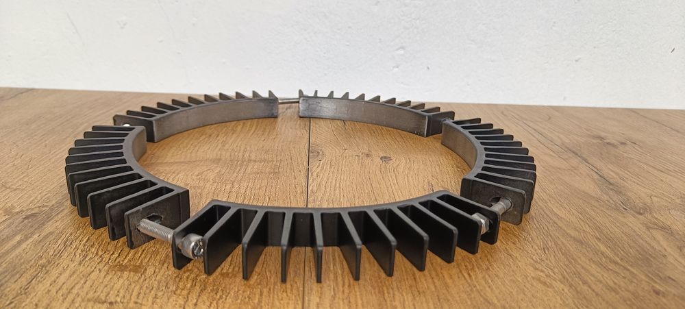 Radiator na silnik QS205 50H, chłodzenie Hubsink, turbinators, Ferro