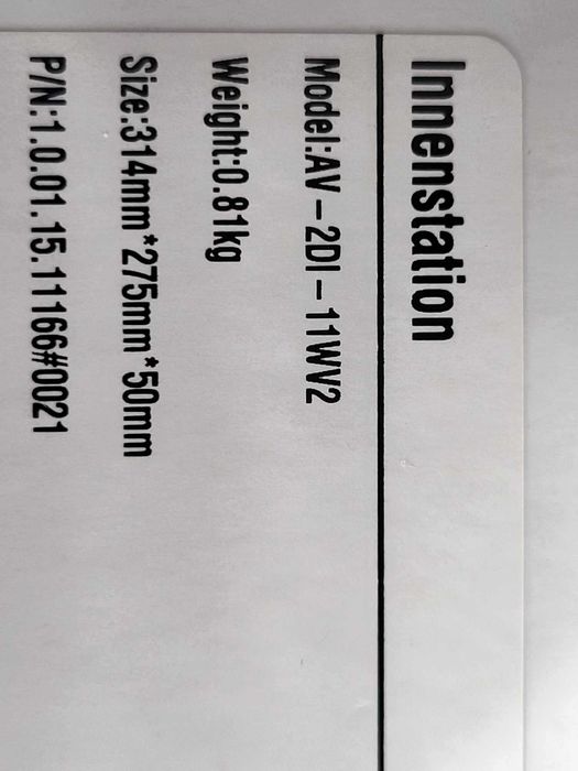 Monitor do Wideodomofonu GOLIATH AV-2DI- 11WV2 iOS Android 20%ceny