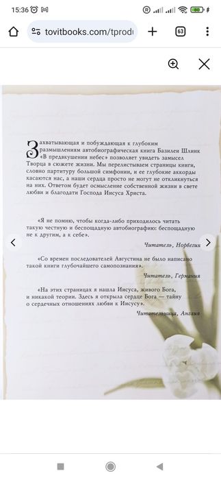 В предвкушении небес. История моей жизни. Базилея Шлинк