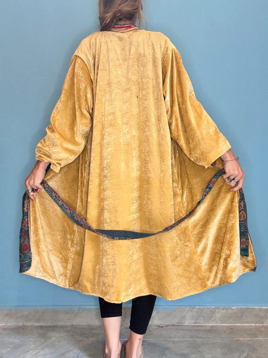 Płaszcz kimono narzutka boho Indie