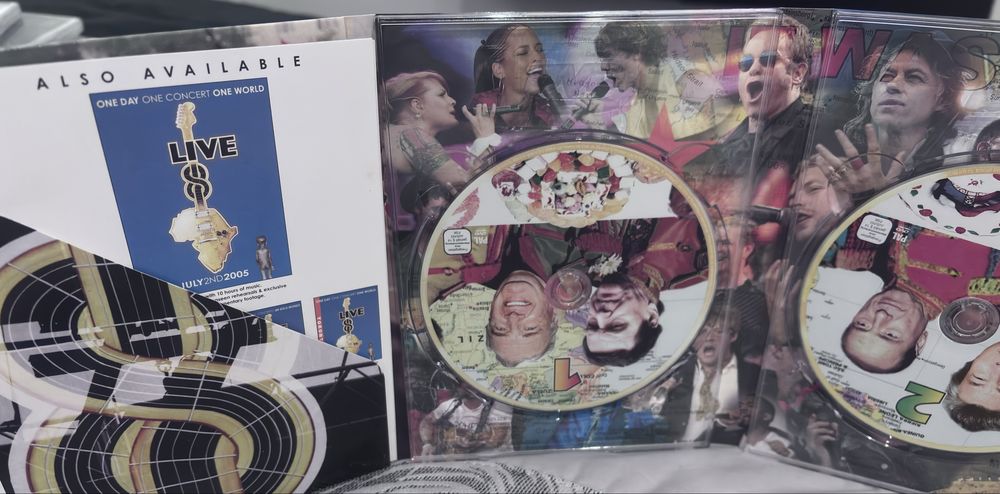 Live 8 Box Set 4 DVDs – Concertos Históricos (10h Música)