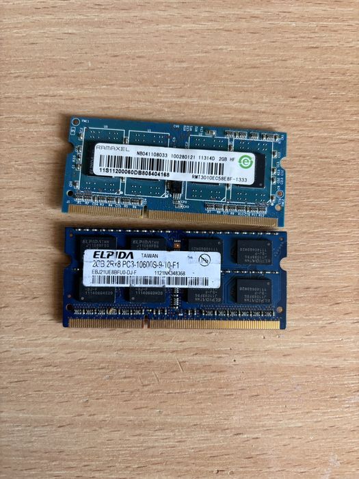 Продам ОЗУ для ноутбука ddr3 2 gb