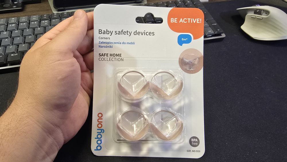 BABYONO Zabezpieczenie  Narożników 4 Sztuki