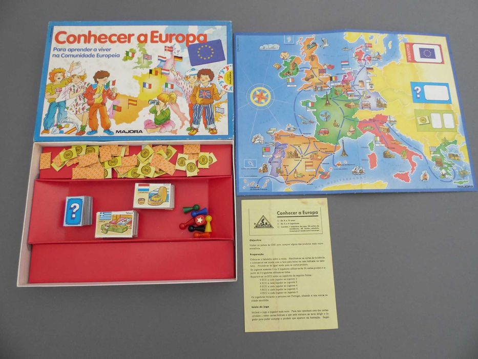 Jogo Conhecer a Europa da Majora