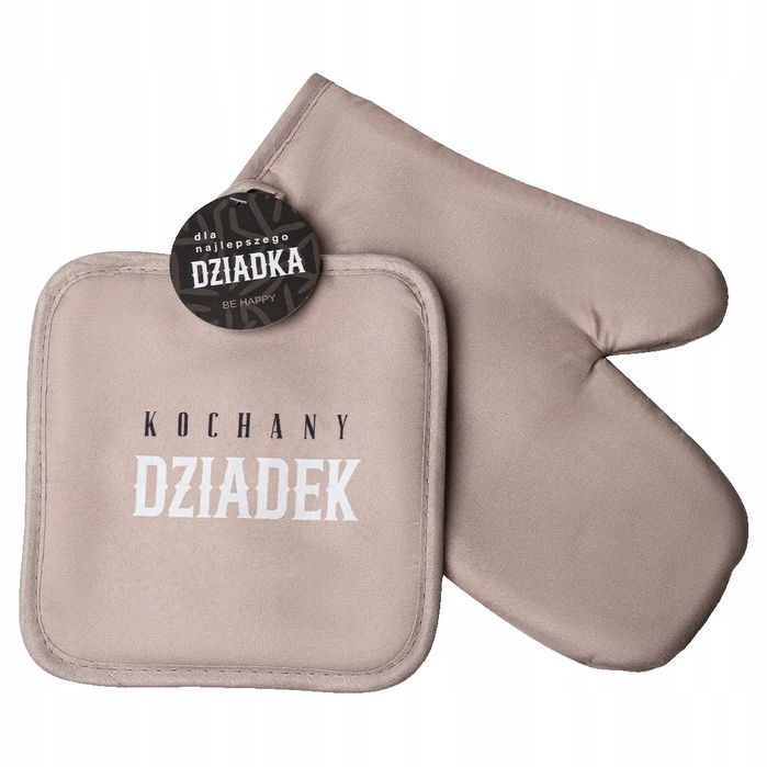 Rękawica Kuchenna Łapka Zestaw Kochany Dziadek Prezent Na Dzień Dziadka. Nowy Produkt
