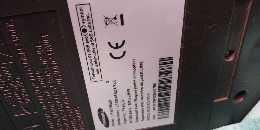 Sprzedam podstawę i inne części Samsung