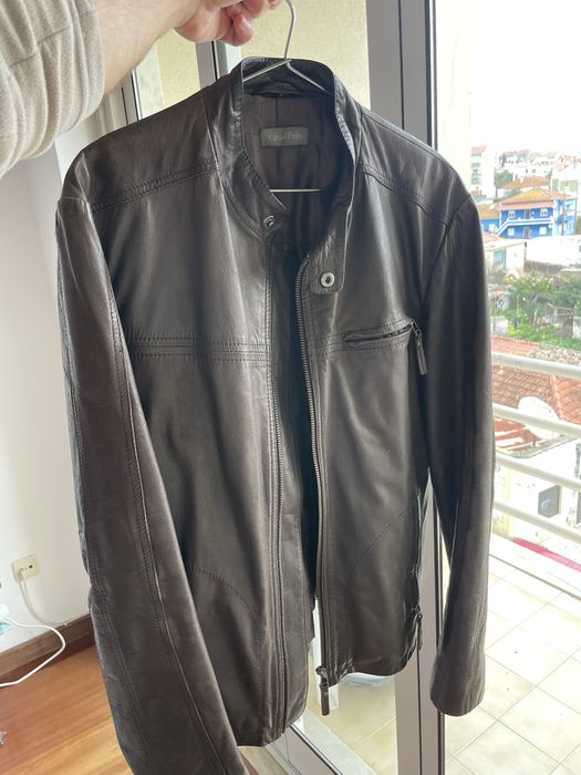 Casaco pele castanho Casa das Peles