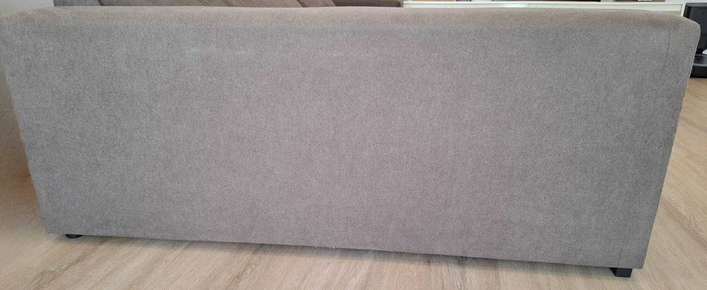 Sofá chaise longue conforama oferta 2 almofadas e 2 pufs