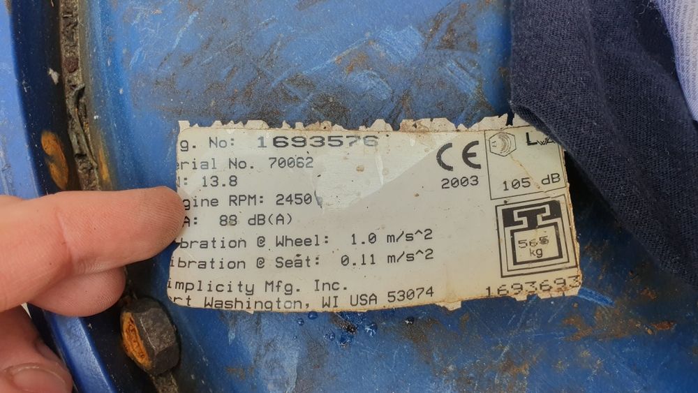 Traktorek Simplicity Legacy XL Diesel 25 km daihatsu