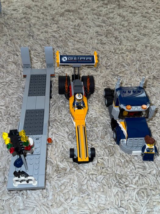 Lego City Вантажівка для перевезення драгстера 60151 Лего Сіті