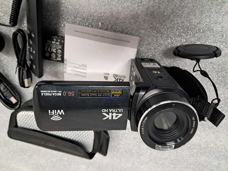 Kamera cyfrowa 4 K WI FI rejestrator 56.00 mega pixsels