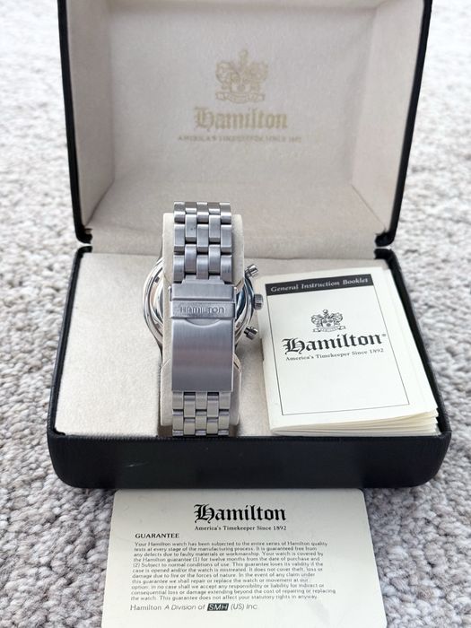 Чоловічий годинник Hamilton Khaki Field Chronograph 40 мм Valjoux 7750