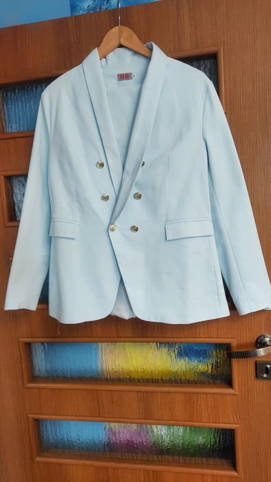 Garnitur, komplet, marynarka,spodnie r.44