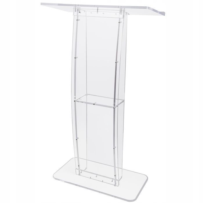 Vevor akrylowy podest stojący 119 cm przezroczysty podium premium