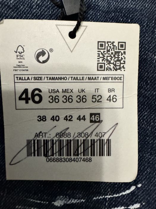 Джинси ZARA Man Ripped Skinny