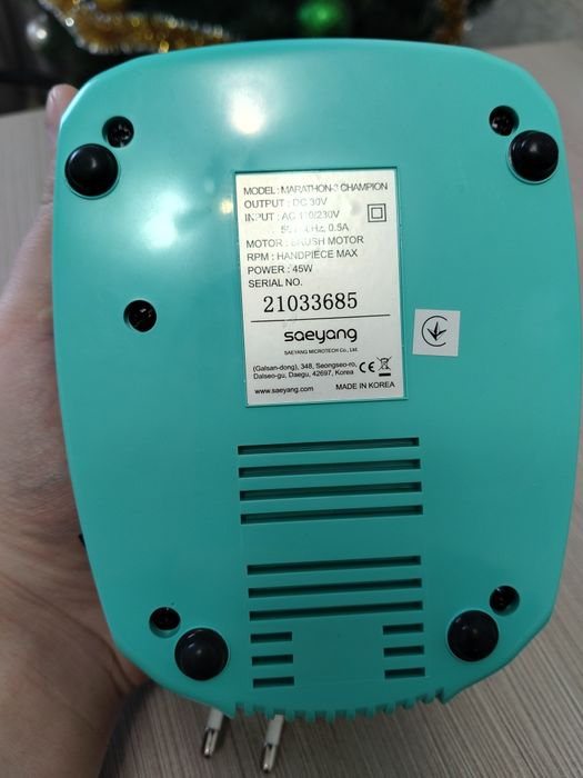 Фрезер для манікюру, бормашина, фрейзер Марафон Marathon 3