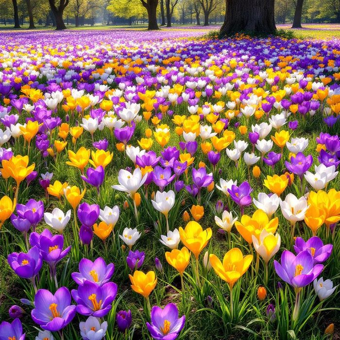 Cebulki KROKUSÓW 50 szt mix kolorów KROKUS krokusy Cebule