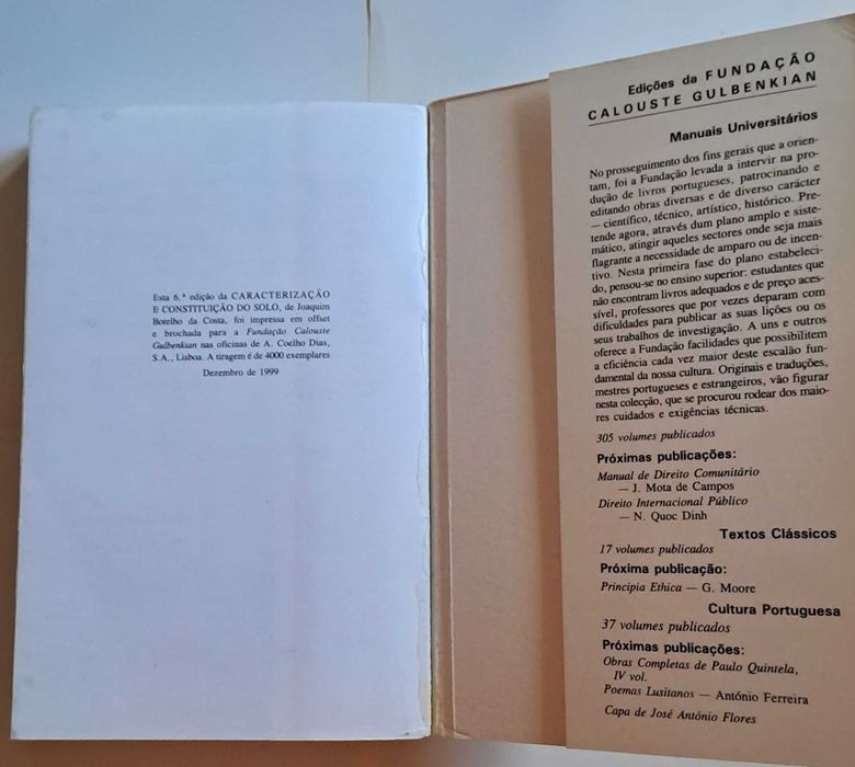 Caracterização e Constituição do Solo