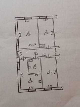 Продам 3к квартиру 92 м.кв. на лівому березі