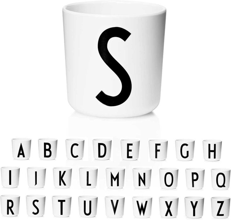 Kubek edukacyjny Design Letters 175 ml - Litera S