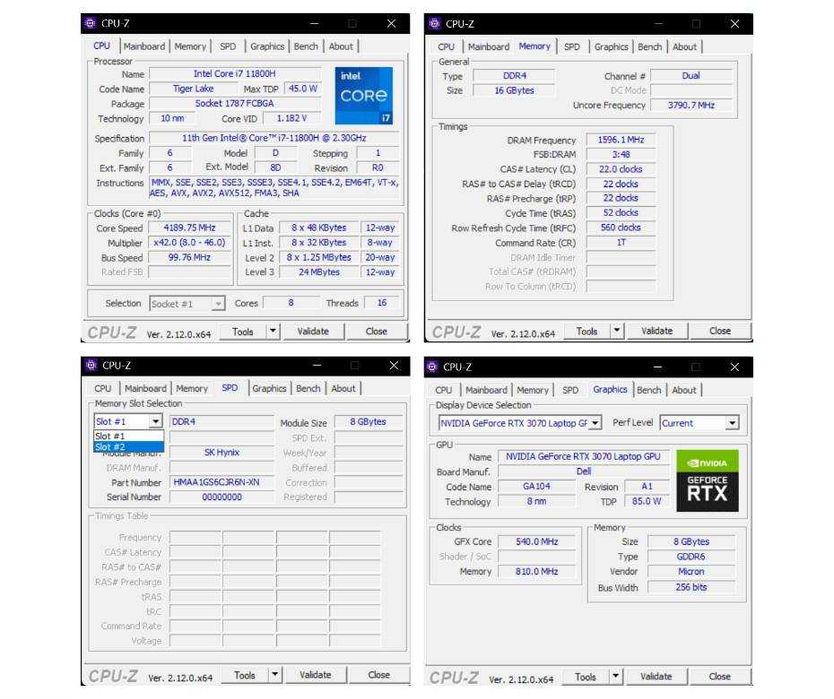 Alienware x15 R1 (i7-11800H, RTX3070 8GB, 16GB RAM, 512GB SDD M2)