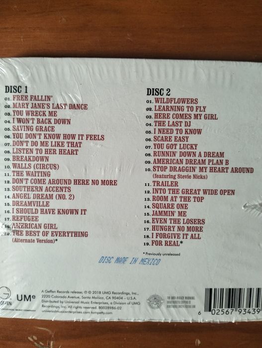 CD duplo Tom Petty and The Heartbreakers'