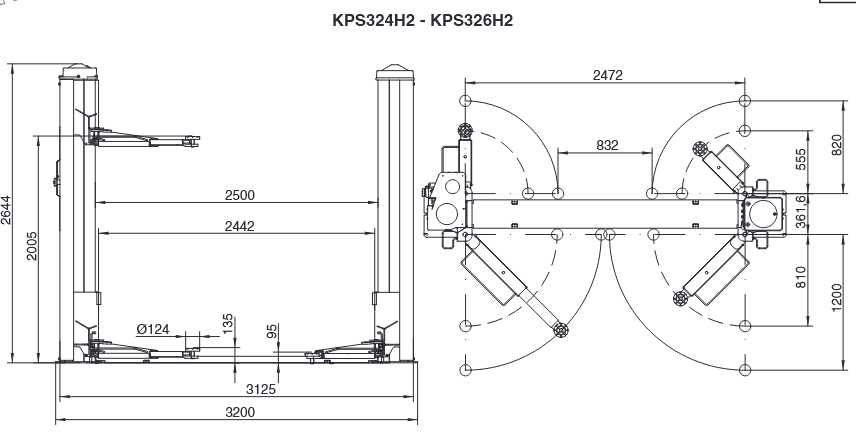 Продам подъемник для автосервиса, 2700кг,б\у