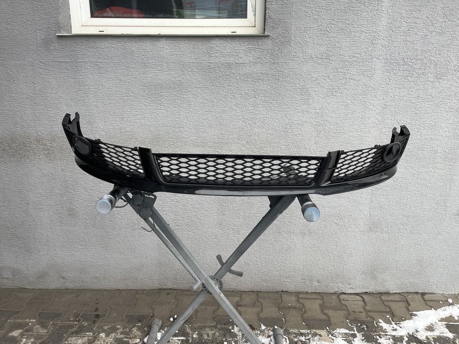 Dokładka zderzaka Audi A4 B6/B7 + kratki plastry miodu
