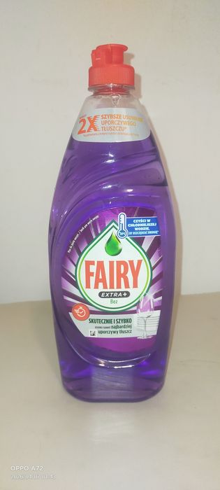 Płyn do mycia naczyń Fairy Extra+ ,zapach bez 850 ml ,Nowy
