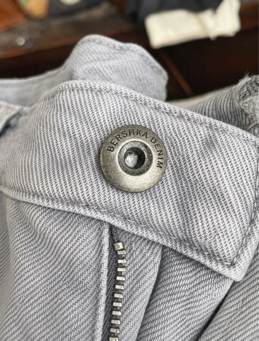 Calças de ganga Bershka cinzentas – Tamanho 34