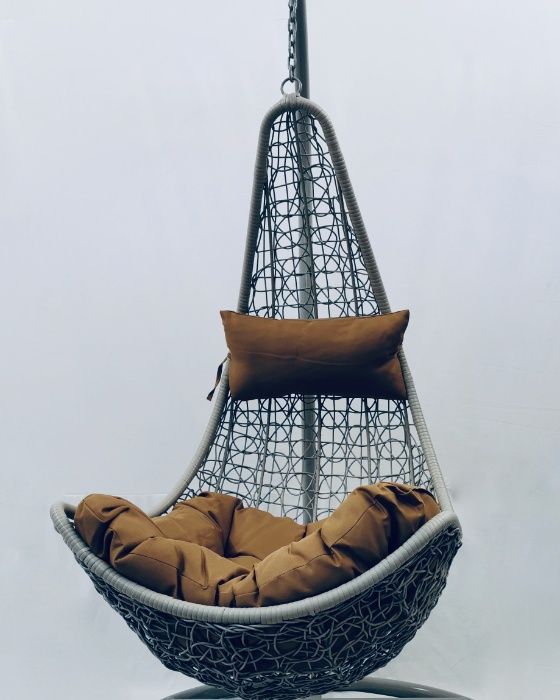 Eldar technorattanowy fotel wiszący ogrodowy  różne kolory kosz kokon