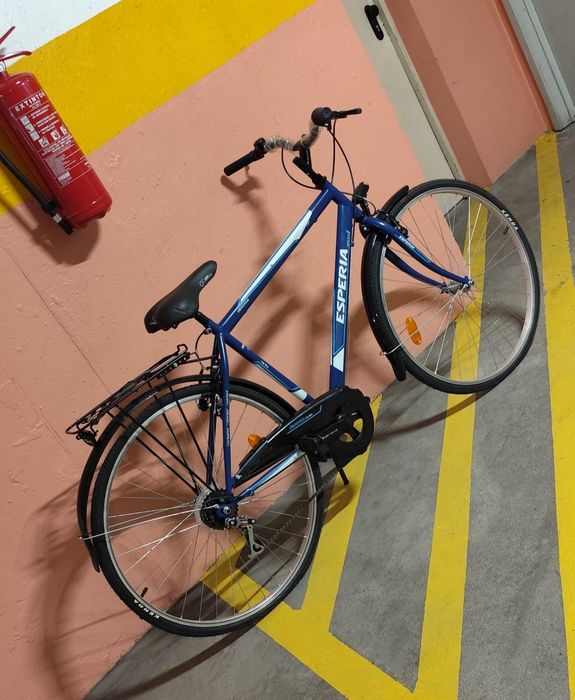 Bicicleta de cidade -  Esperia azul