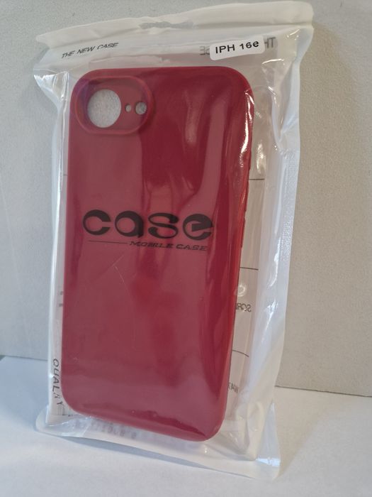 Silicone Lite Case do Iphone 16e/ 17e bordowy