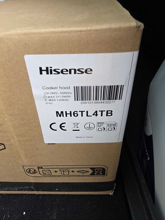 Okap HISENSE MH6TL4TB Czarny 450m3/h