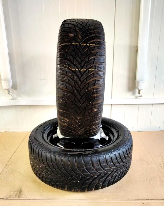 Koła R15 Felgi stalowe 5x112 ET54 + Opony Zimowe Firestone R15 185/55