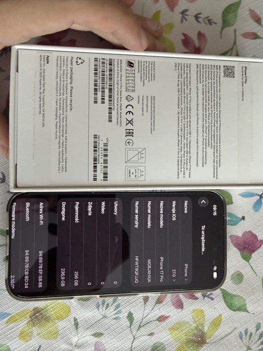 Iphone 17 Pro 256 97%
