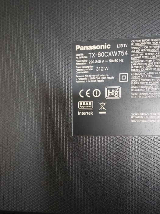 Smart TV Panasonic 60" 4K UHD Bluetooth 3D IPS  WiFI LED