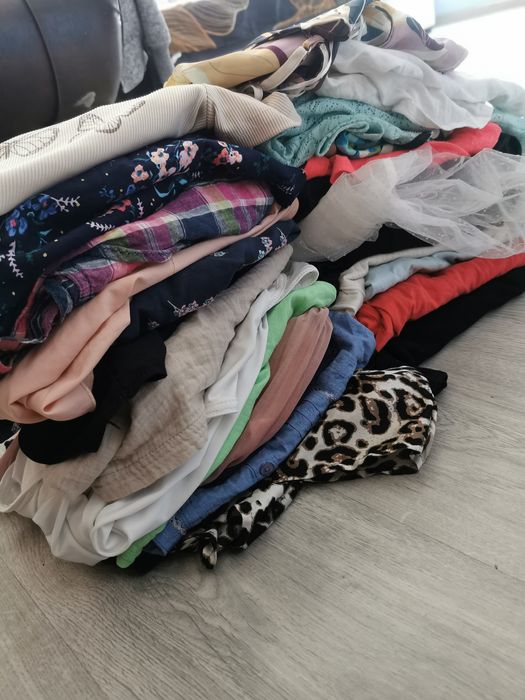 Zestaw paczka bluzek koszulek XS S