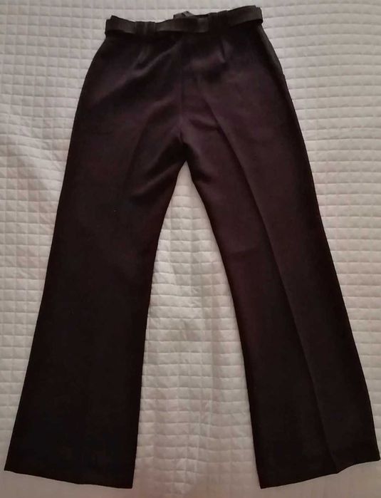 Calças formais castanhas mulher La Redoute