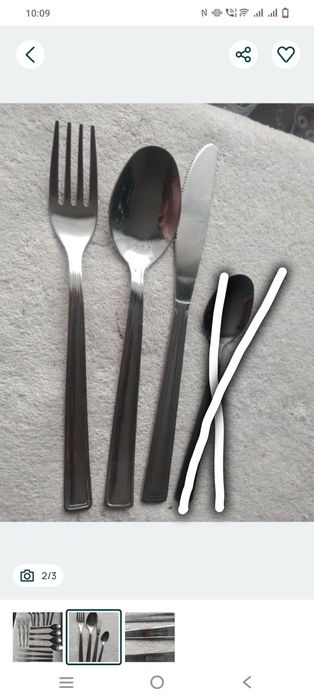 Zestaw sztućców 11 szt. , Italian