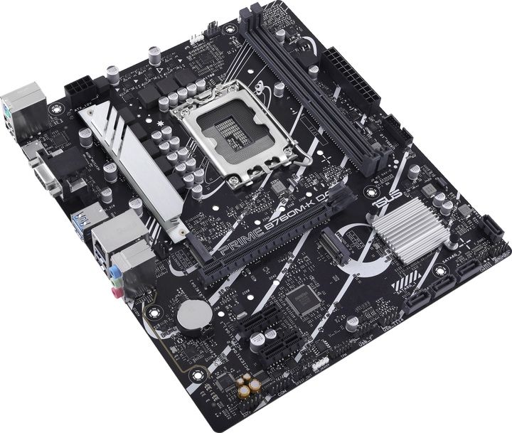 Материнська плата Asus PRIME B760M-K D4 (s1700, Intel B760, PCI-Ex16)