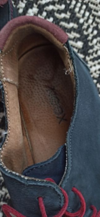 Buty męskie skóra nubuk 41