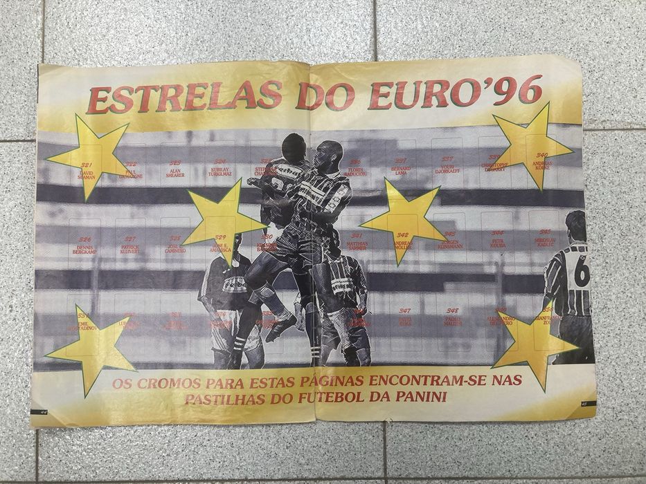 Caderneta Futebol 96/97, Incompleta