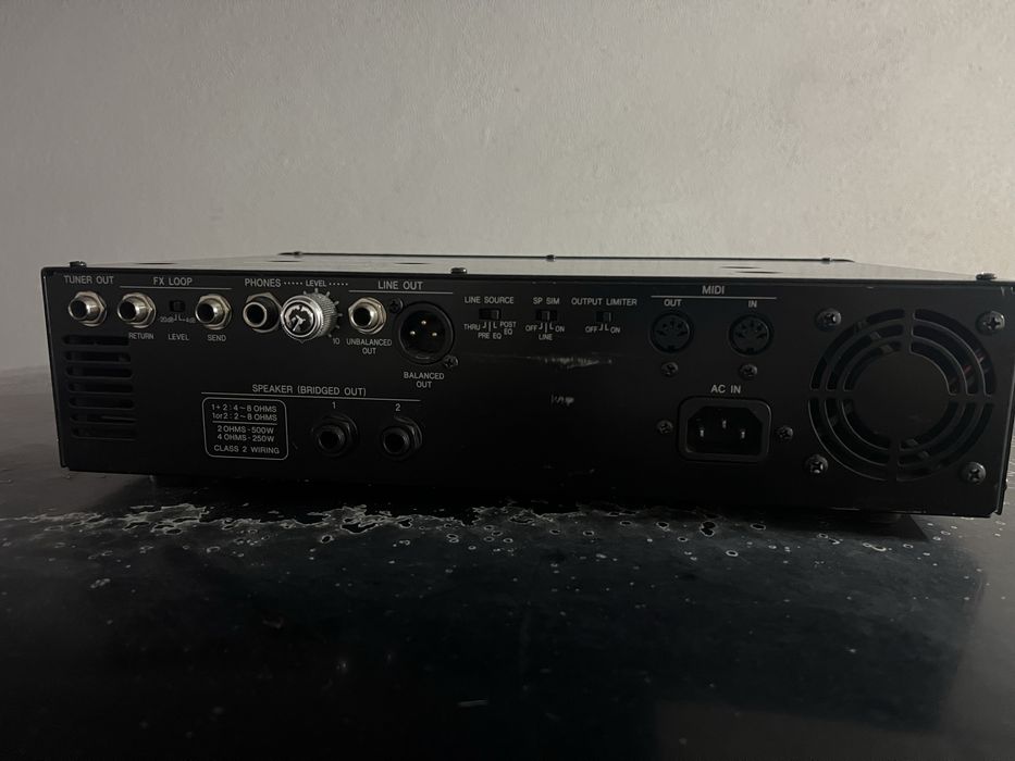Amplificador baixo Yamaha BBT H500 Cabeça 500w