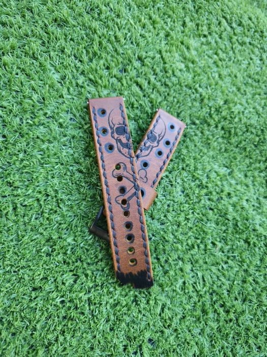 Pasek do zegarka szerokość 22 mm,skóra naturalna