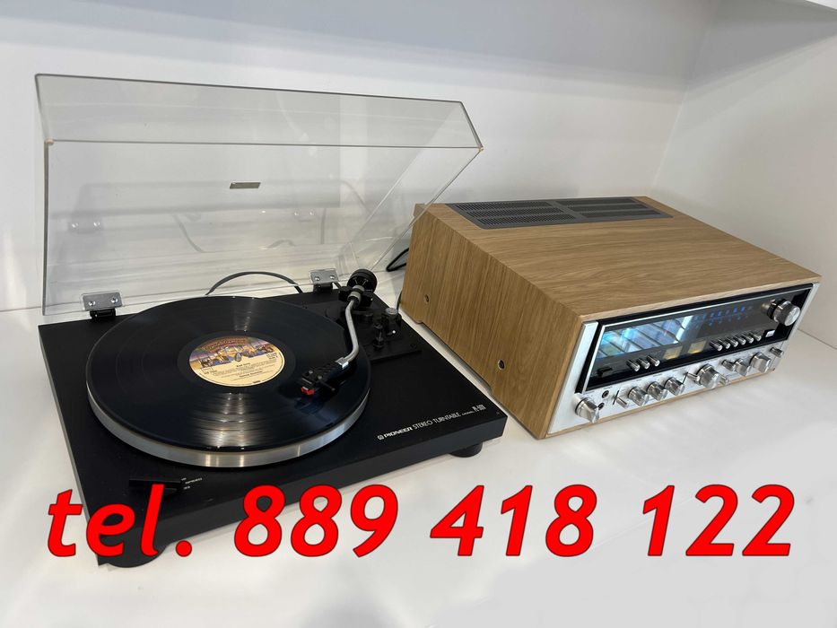 Pioneer PL-512X/NOWE: igła, pasek, pokrywa/SERWIS/wzór/OKAZJA/cacko